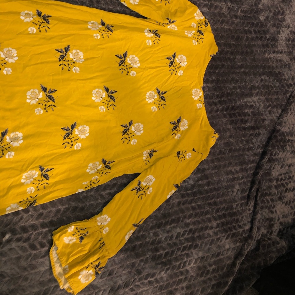 YELLOW FLORAL DRESS - Picture 2 of 4